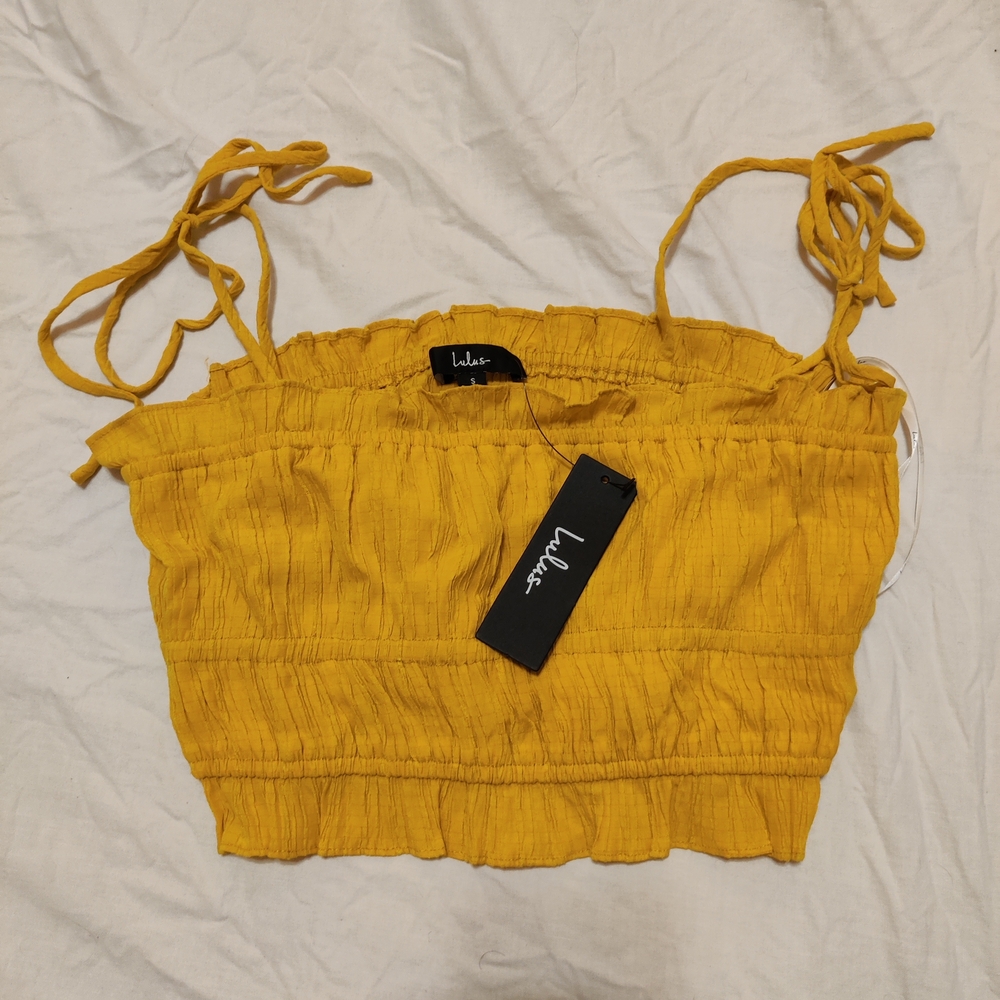 Lulu's Mustard Yellow Tank Top